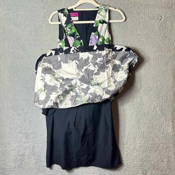 Talbots Dress Women 2P Floral Multicolor Oprah Magazine Collection A-Line Casual - Picture 4 of 11